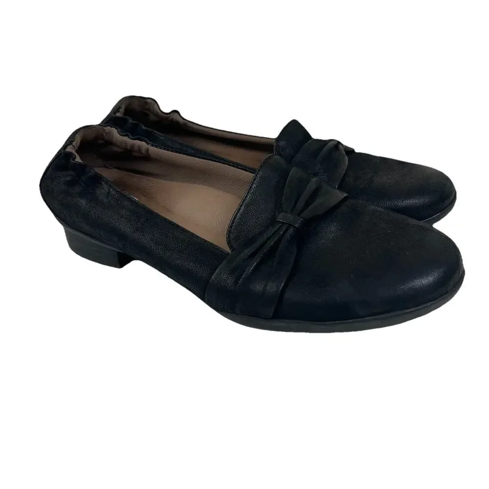 Dansko Karen Burnished Nubuck Leather Slip On Loafer Womens 38 US 7.5/8